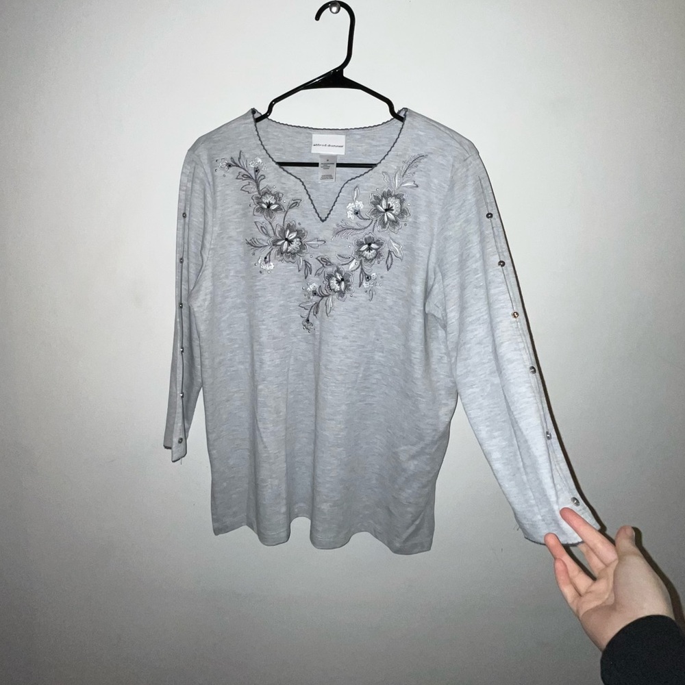 ALFRED DUNNER LONG SLEEP TOP